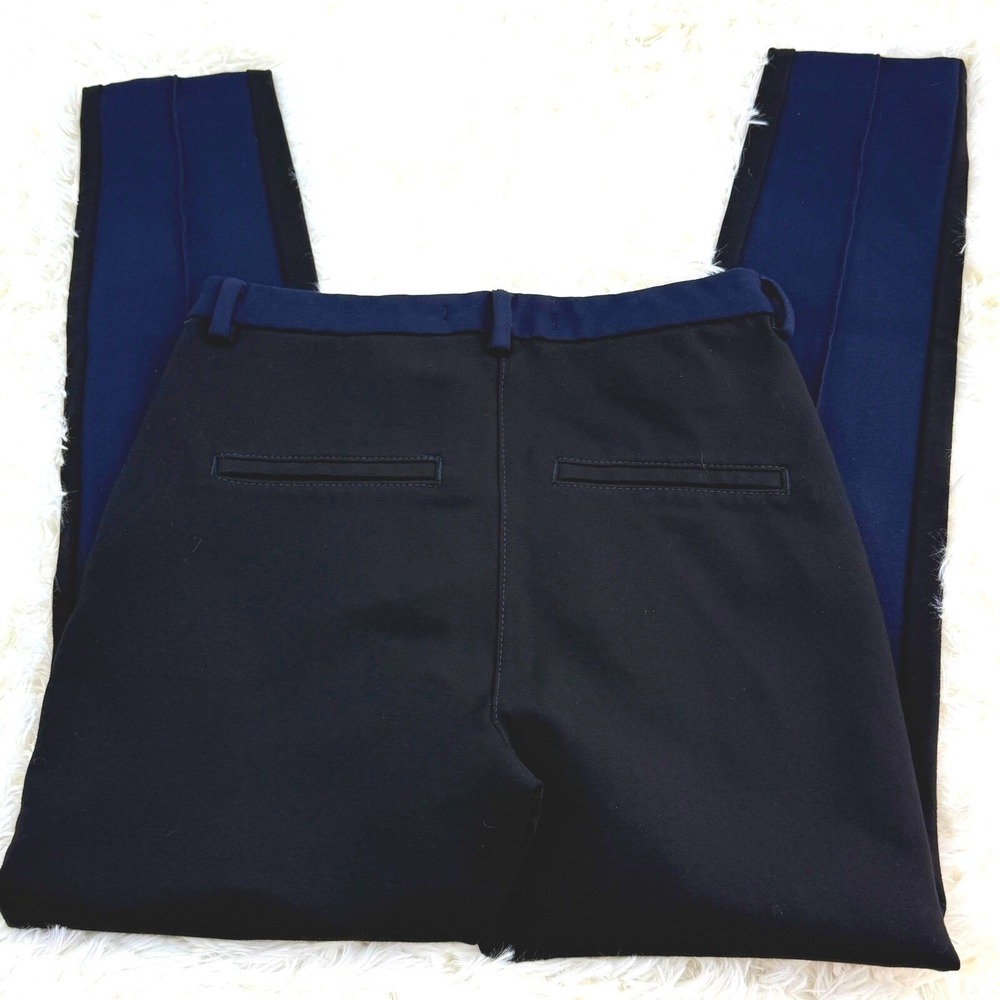 MAC Jeans Contrast Luxury Pants Colorblock Trousers‎ Black Blue Size 34 GER XS - Picture 2 of 14